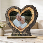 Pesonalised 2-Layer Wooden Plaque with Photo for Couples