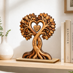 Personalised Anniversary Wooden Plaque for Couples - Tree Design