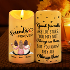 Personalised LED Candle for Besties and Sisters