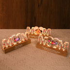 Personalised Mum LED Night Light with Birth Flowers