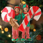Personalised Acrylic Hanging Ornament with Photo - Double-Sided Print