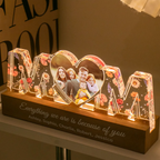 Personalised Mum LED Night Light with Photo and Birth Flowers