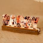 Personalised Daddy LED Night Light with Photos and Text