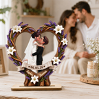 Personalised Wedding Wooden Plaque for Couples Anniversary Gift