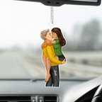 Personalised Couple Acrylic Hanging Ornament