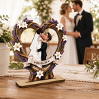 Personalised Wedding Wooden Plaque for Couples Anniversary Gift