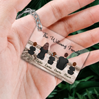 Personalised Family Acrylic Keyring