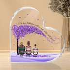 Personalised Family Acrylic Plaque - Cherry Blossom Tree Design