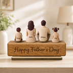 Personalised Family Wooden Plaque with  Names & Text
