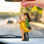 Personalised Couple Acrylic Hanging Ornament