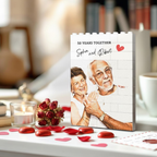 Personalised Building Brick Puzzle with Photo & Text Anniversay Gift