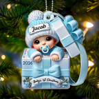 Personalised Baby's First Christmas Acrylic Christmas Ornament