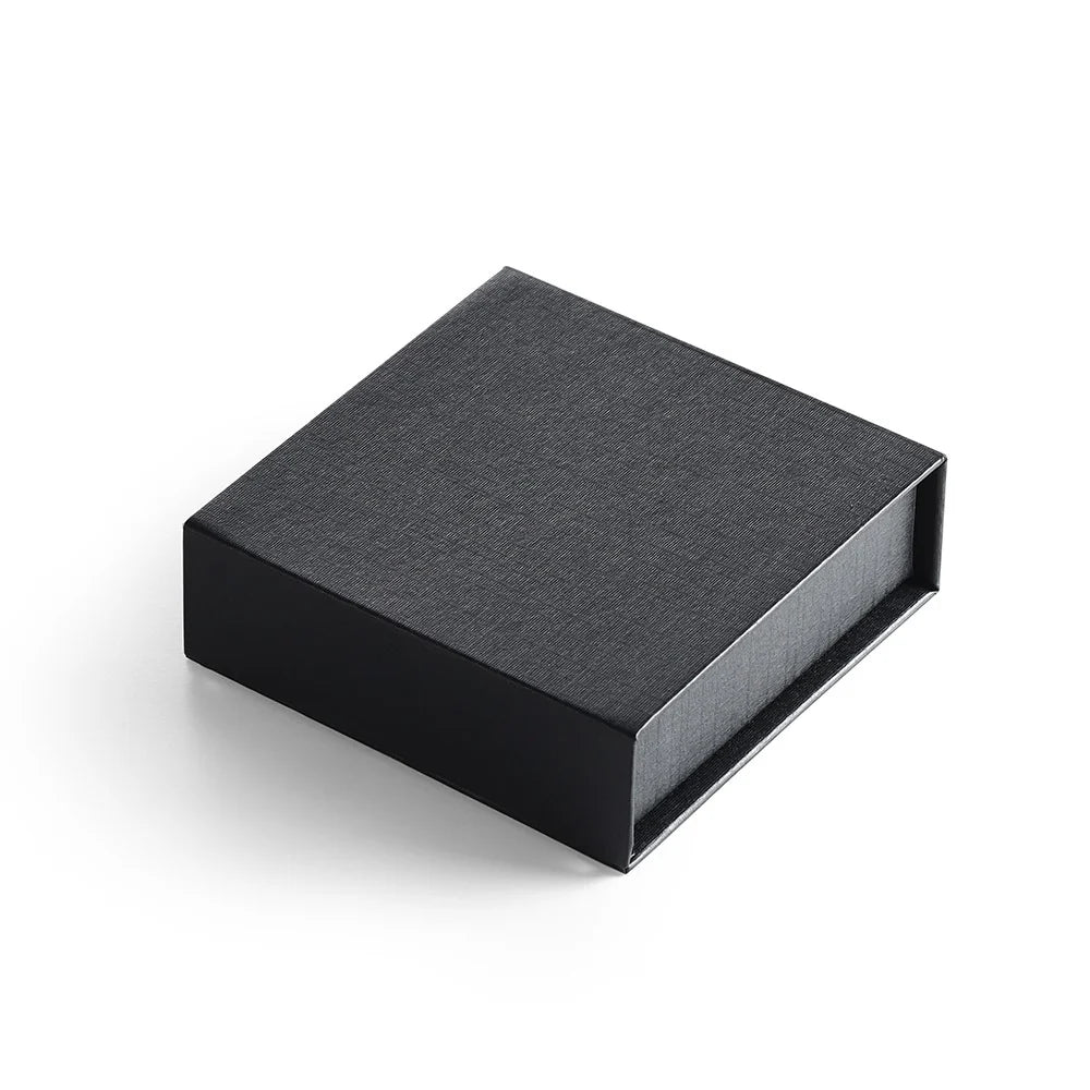 Black Magnetic Flip Lid Gift Box, 10 × 10 cm
