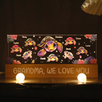 Personalised LED Nicht Light for Grandma - Turtle Design