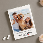 Personalised Building Brick Puzzle with Photo, Names & Text