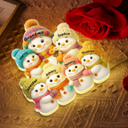 Personalised LED Light Box for Grandma and Grandad - Snowman Design