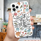 Personalised Silicone Phone Case for Mum and Grandma - Hand in Hand Design