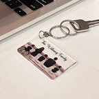 Personalised Family Acrylic Keyring