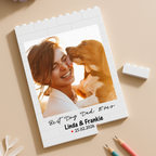 Personalised Building Brick Puzzle with Photo, Names & Text