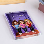 Personalised Purple Acrylic Plaque for Bestie & Sister