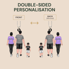 Personalised Family Acrylic Hanging Ornament - Dad, Mum and Children Design
