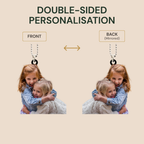 Personalised Acrylic Hanging Ornament with Photo - Double-Sided Print