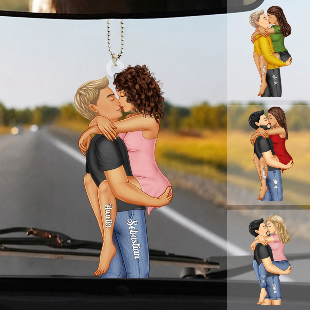 Personalised Couple Acrylic Hanging Ornament