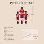 Personalised Dad Acrylic Keyring - Football Team Design
