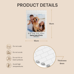 Personalised Building Brick Puzzle with Photo, Names & Text